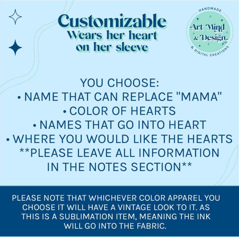 Customizable: Wears Her Heart on Her Sleeve - Image 2