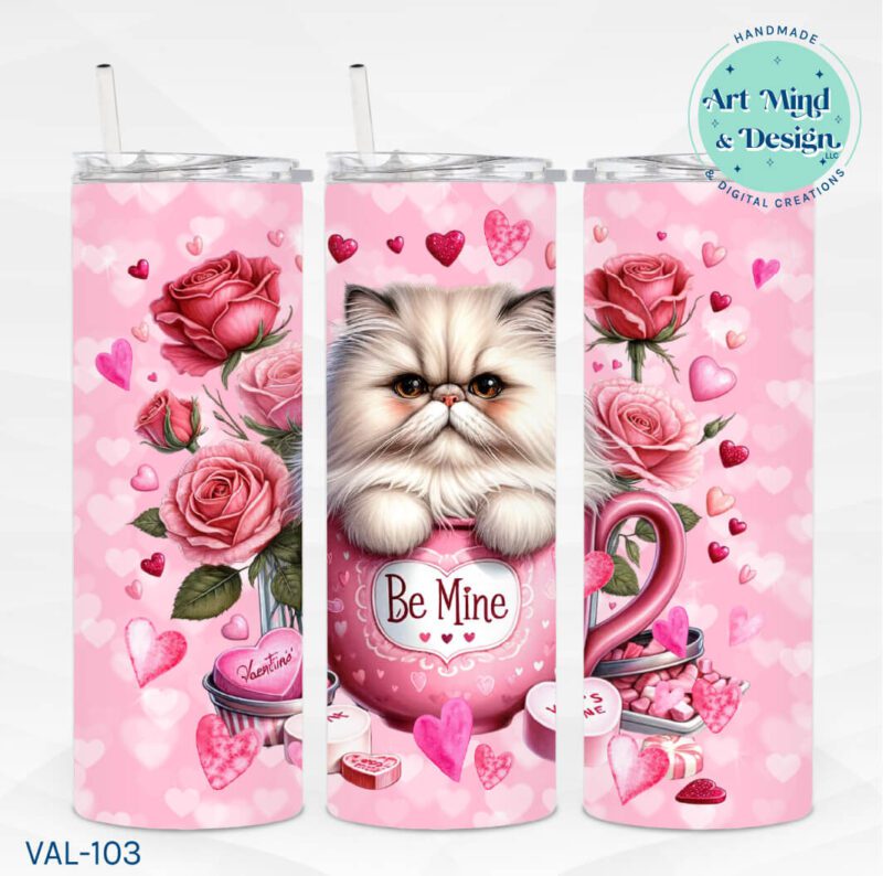 Be Mine Cat**Sublimation PRINT ONLY**