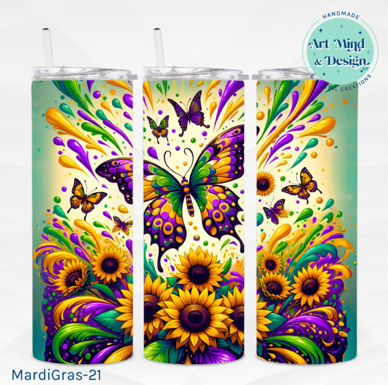 Mardi Gras Butterflies