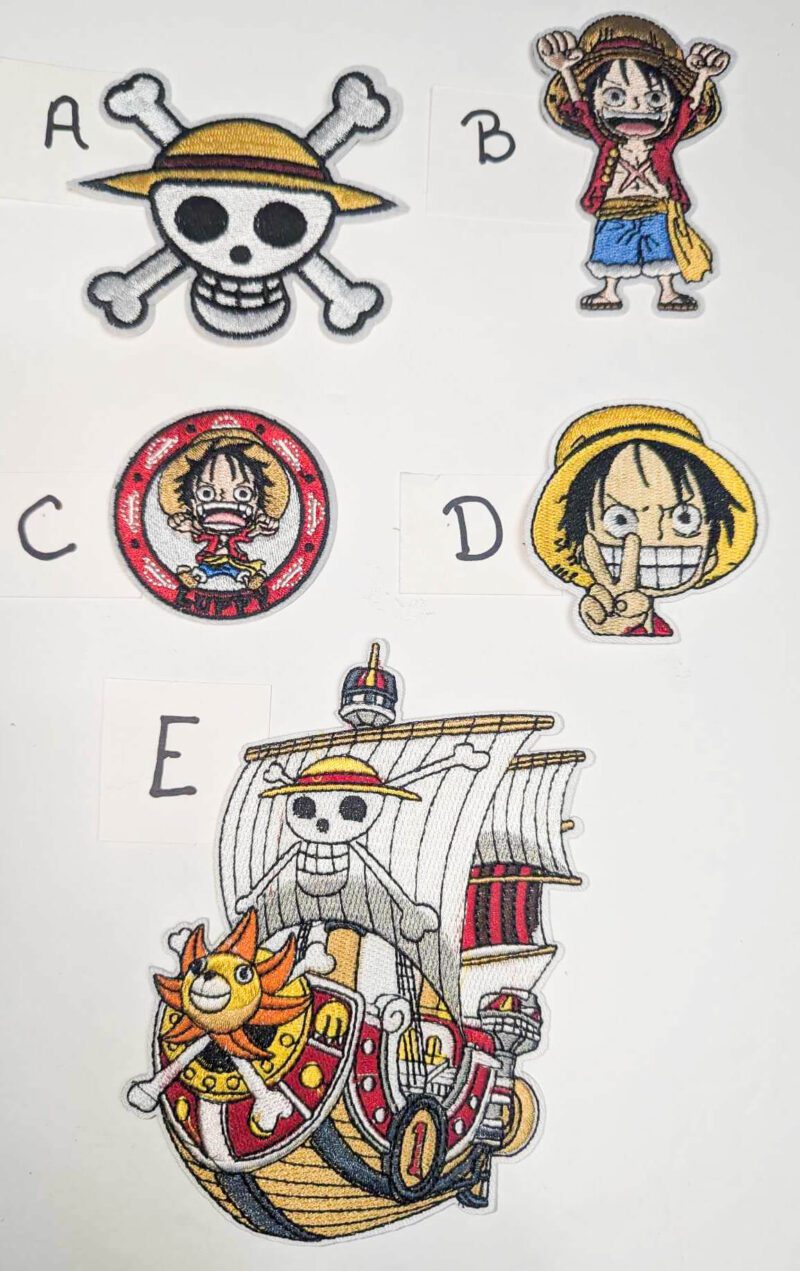 Luffy One Piece & Ship • Small Patches