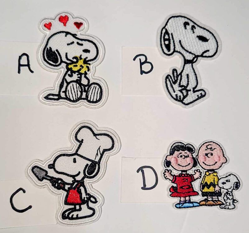 Snoopy Cartoon • Small Patches