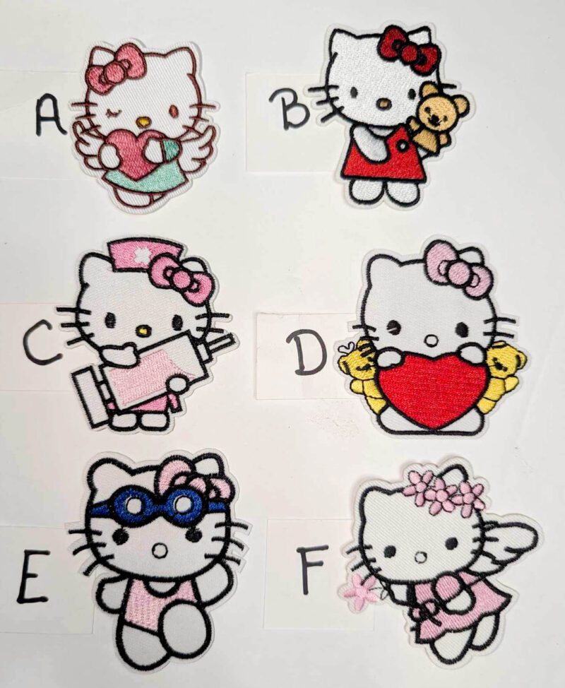 All Of The Hellos Of Kitties Cartoon • Small Patches