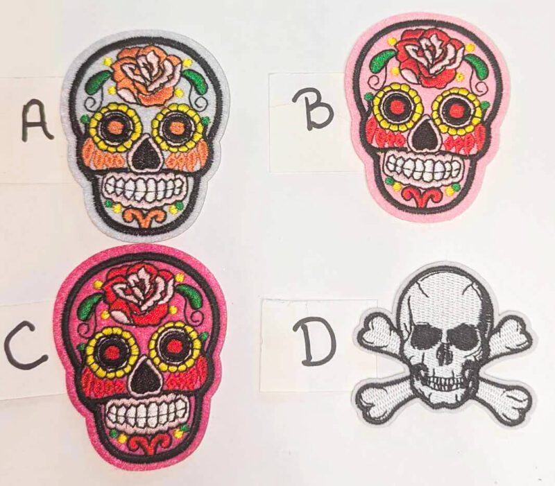 Skull, Day of the dead • Small Patches