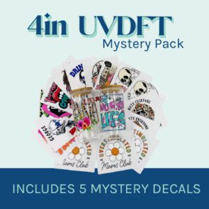 Mystery 5 pack 4in UVDTF