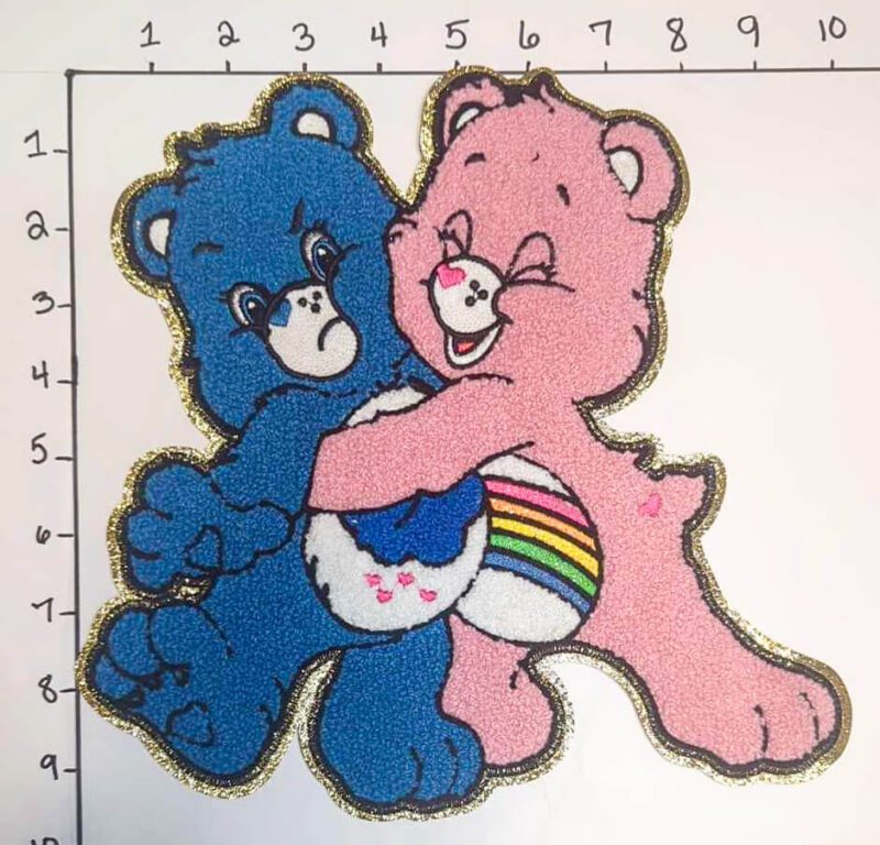  Hugging Cartoon Bears • Big Patches