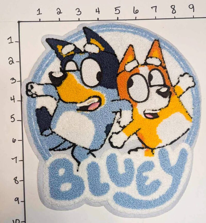 Both Cartoon Blue Dogs Together • Big Patches