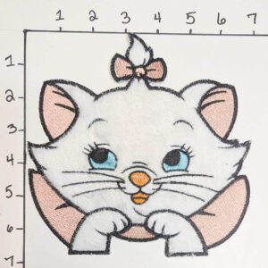 Cartoon Girl Cat Face • Big Patches
