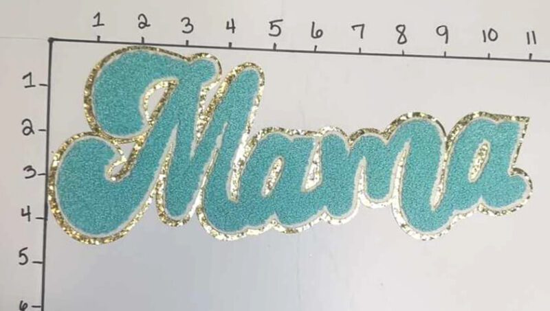 Light Teal Mama • Big Patches