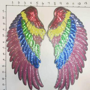 Rainbow Faith Angel Wings • Big Patches