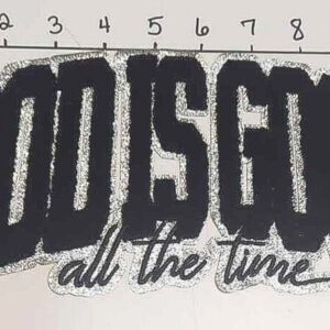 God Is Good All The Time (Black on Silver)