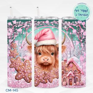 Highland Cow Christmas Cookies