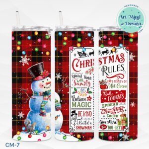 Christmas Rules Snowman