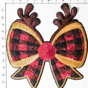 Christmas Reindeer Bow
